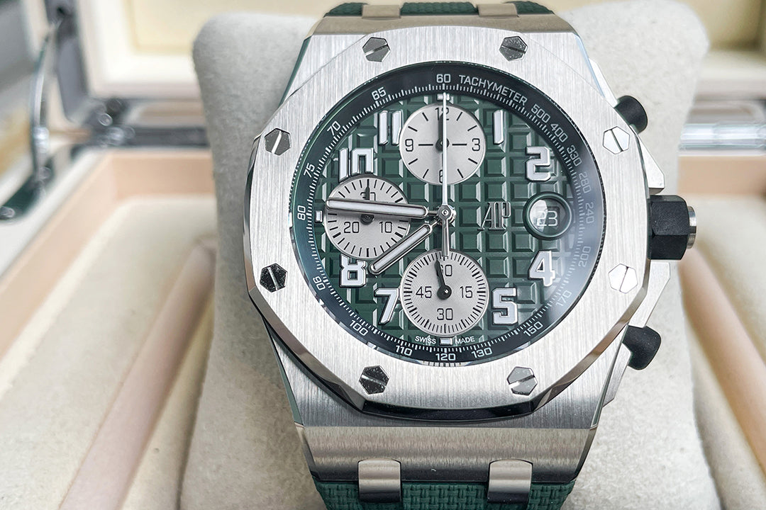 “ของใหม่” Audemars Piguet Royal Oak Offshore Chronograph Khaki Titanium