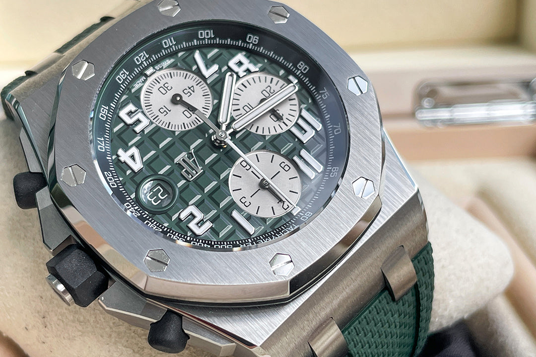 “ของใหม่” Audemars Piguet Royal Oak Offshore Chronograph Khaki Titanium