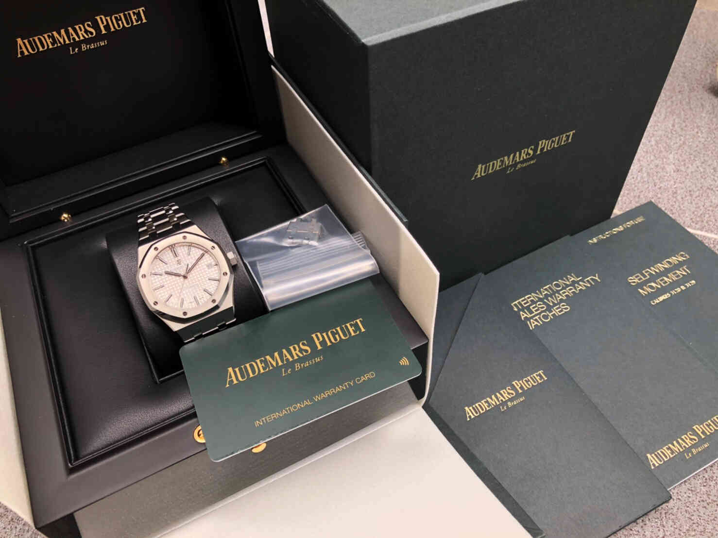 Audermar Piguet Royal Oak 15450st Silver Dial