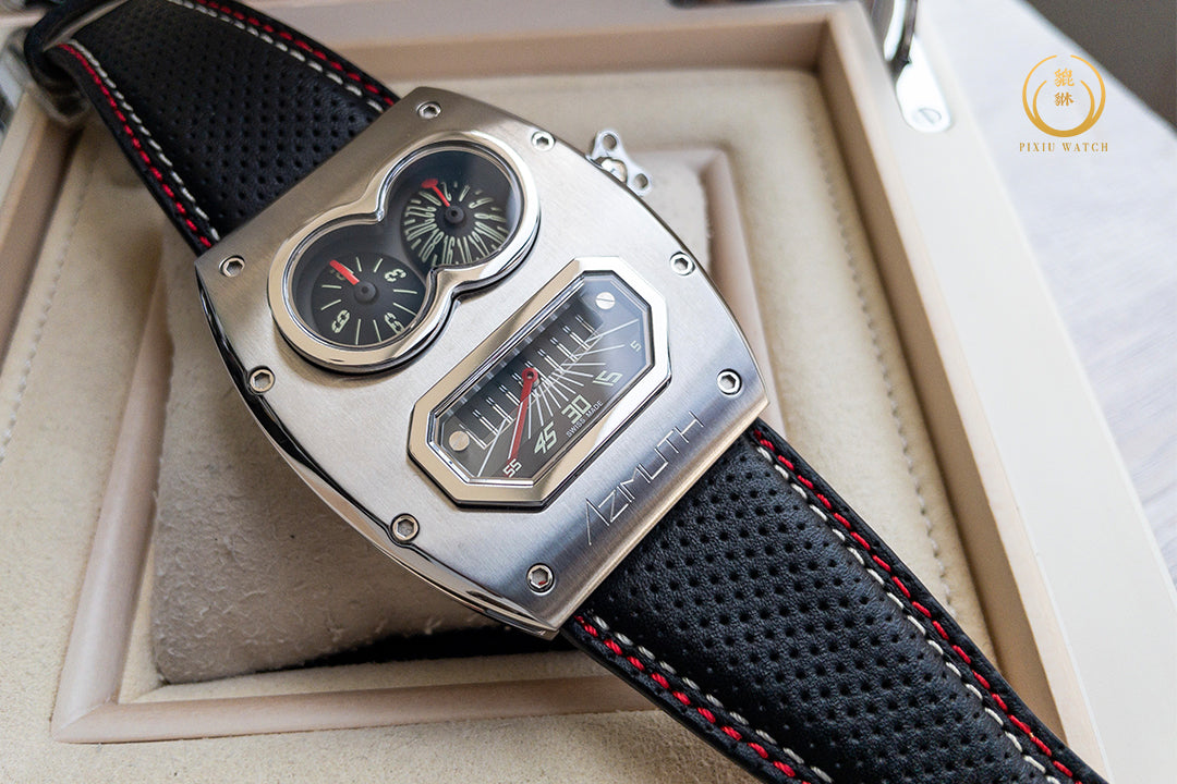 Azimuth MR. Roboto R2 Titanium Blue PVD "NEW"