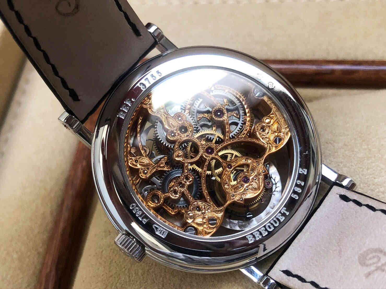 Breguet Classique Complications Tourbillion Perpetual Calendar Skeleton Platinum