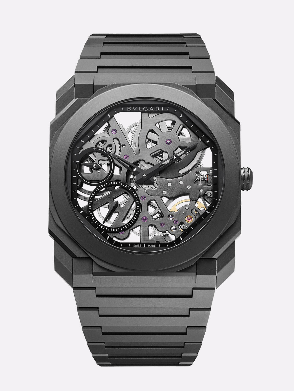 Bulgari Octo Finissimo Extra Thin Full Black Ceramic Skeleton