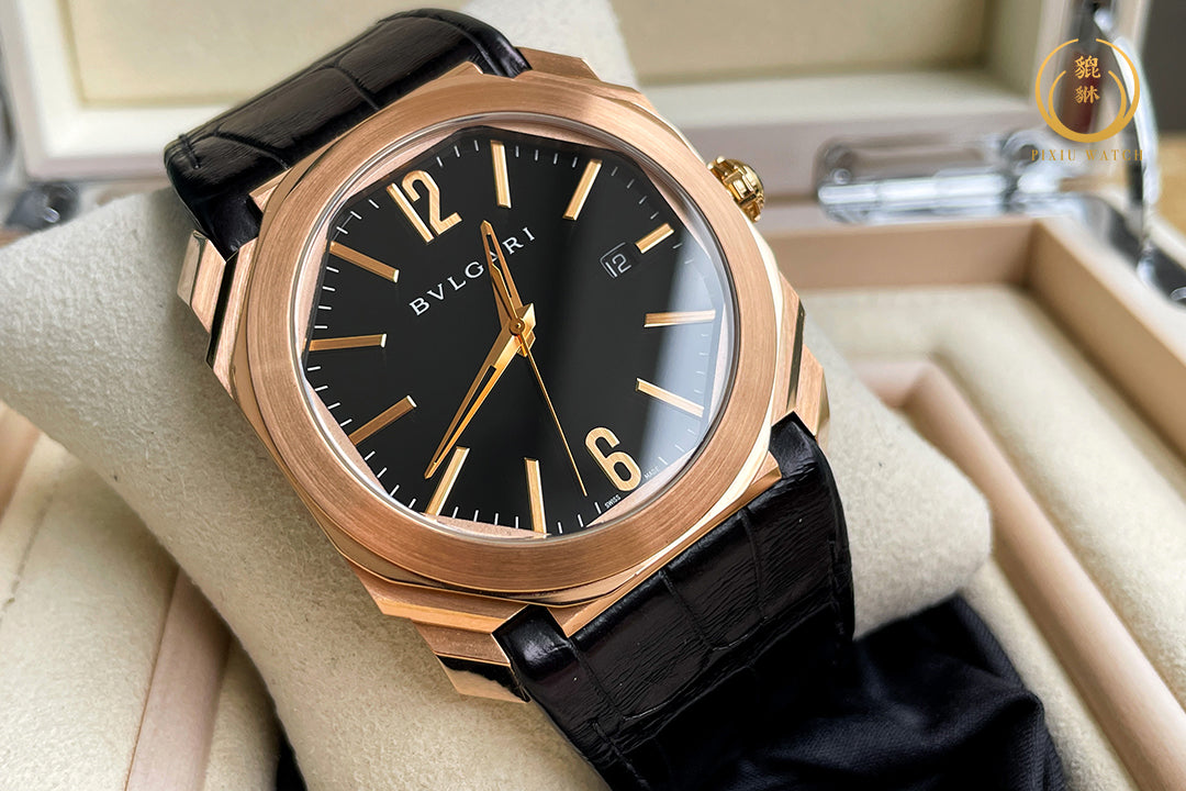 Bvlgari Octo 18K Rose Gold Solotempo