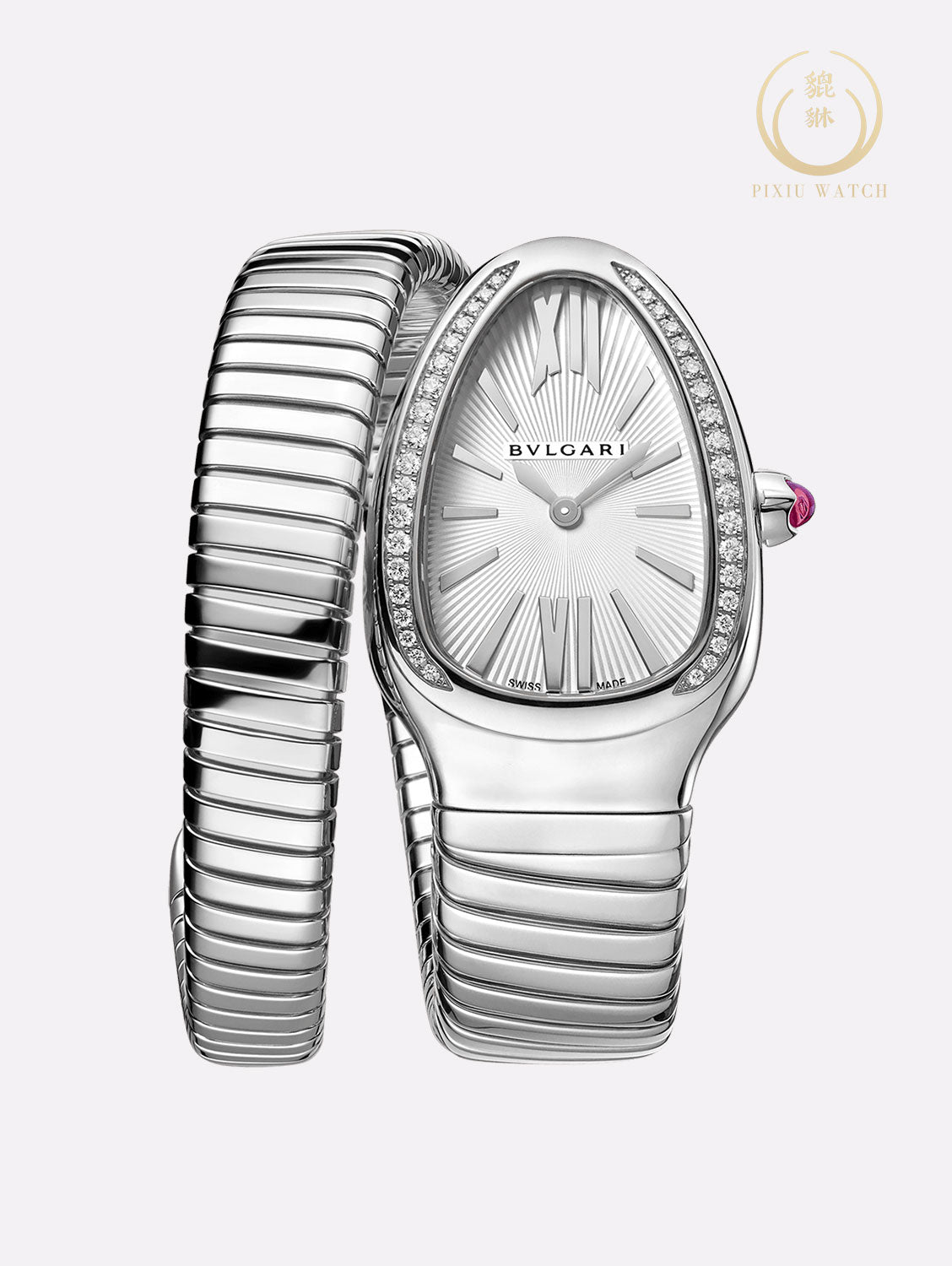 Bvlgari Serpenti Diamonds Steel
