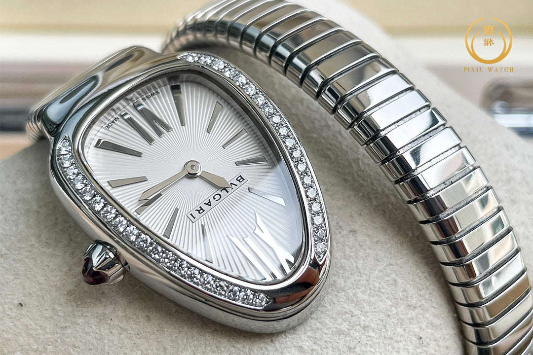 Bvlgari Serpenti Diamonds Steel