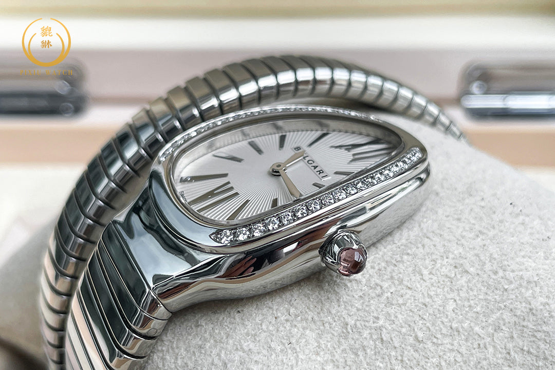 Bvlgari Serpenti Diamonds Steel