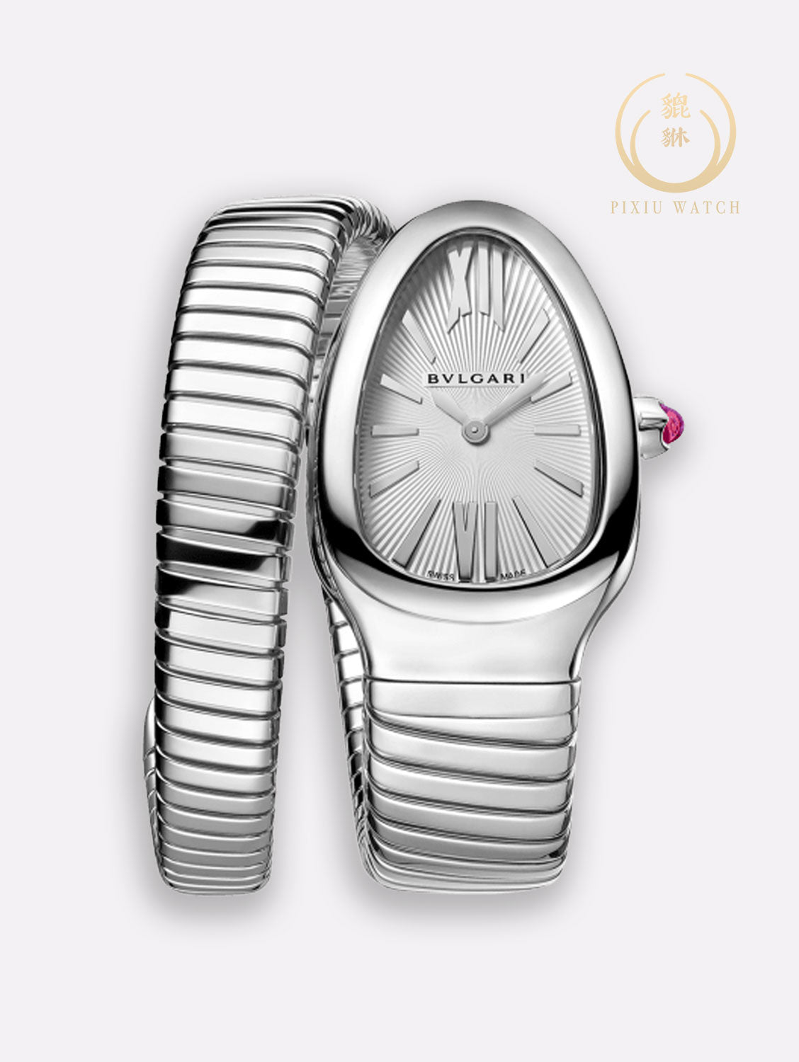 “New” Bvlgari Serpenti Tubogas Steel
