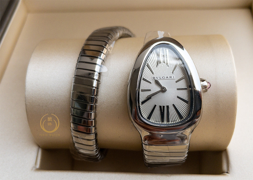 “New” Bvlgari Serpenti Tubogas Steel