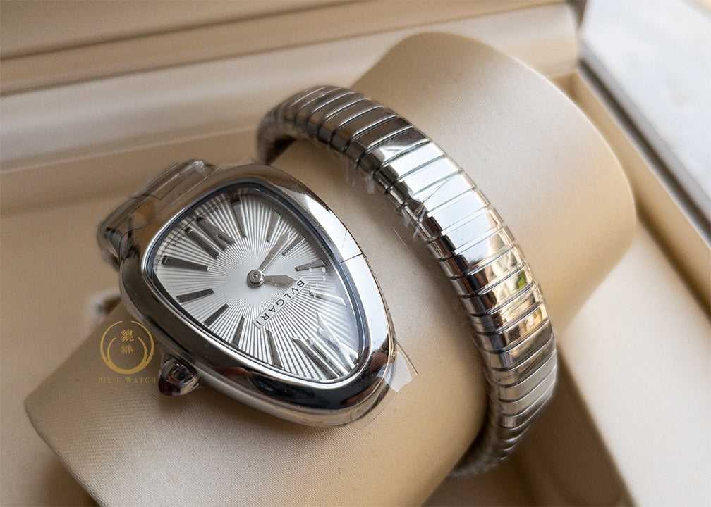 “New” Bvlgari Serpenti Tubogas Steel