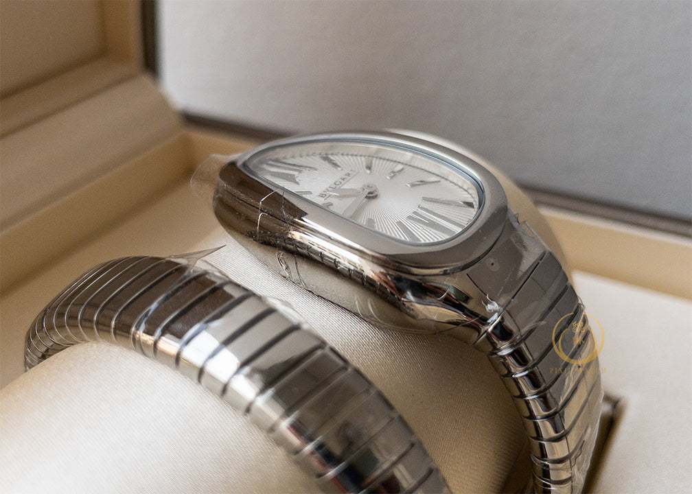 “New” Bvlgari Serpenti Tubogas Steel