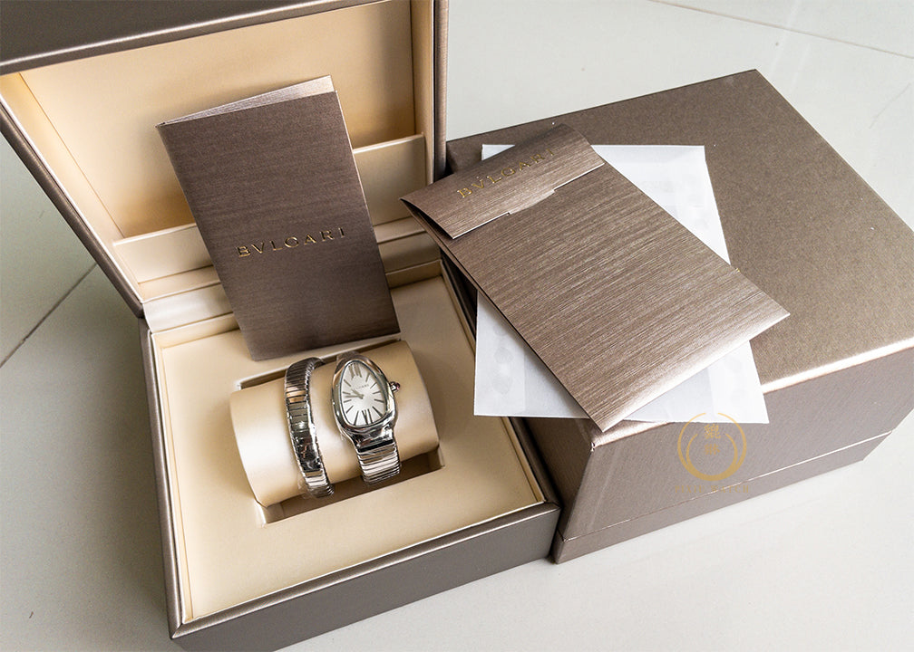 “New” Bvlgari Serpenti Tubogas Steel