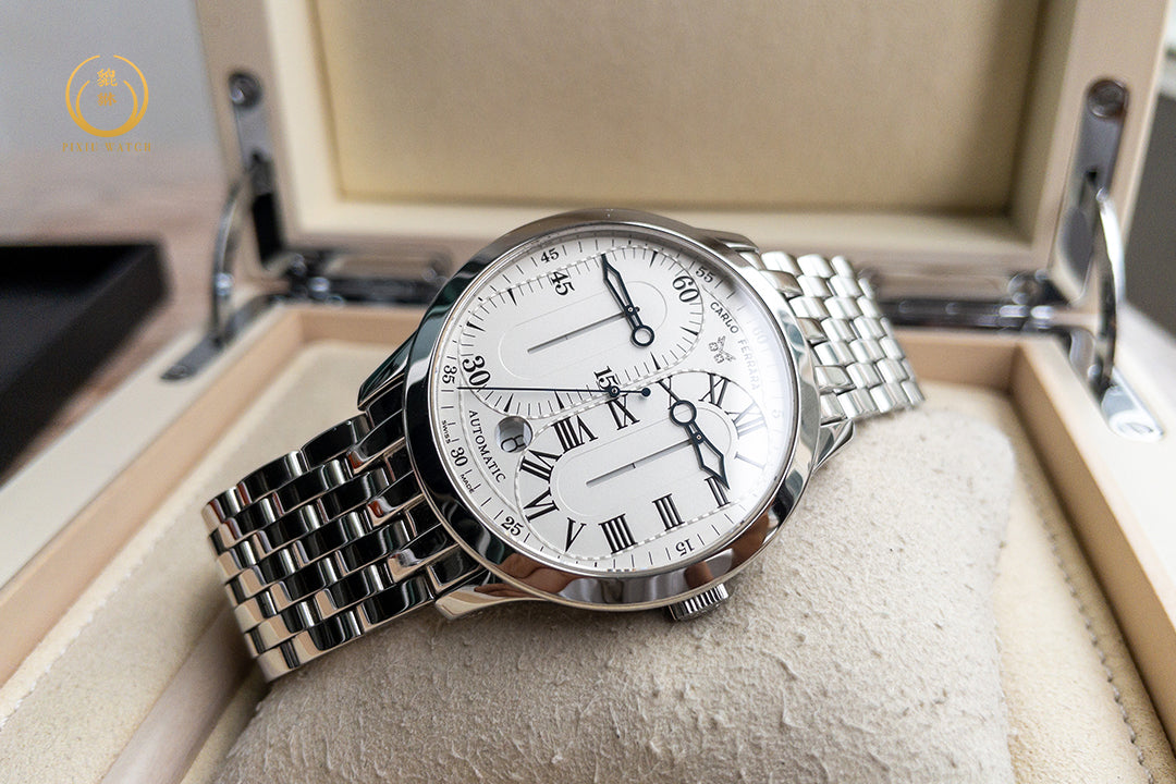 Carlo Ferrara Regolatore Date White Dial