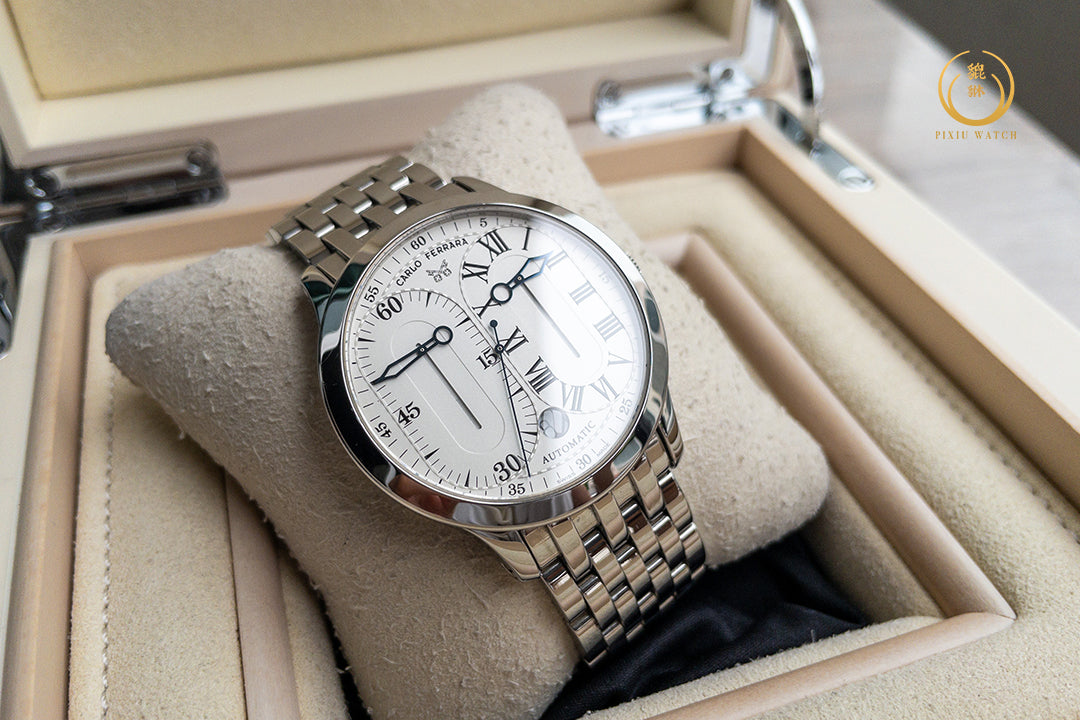 Carlo Ferrara Regolatore Date White Dial