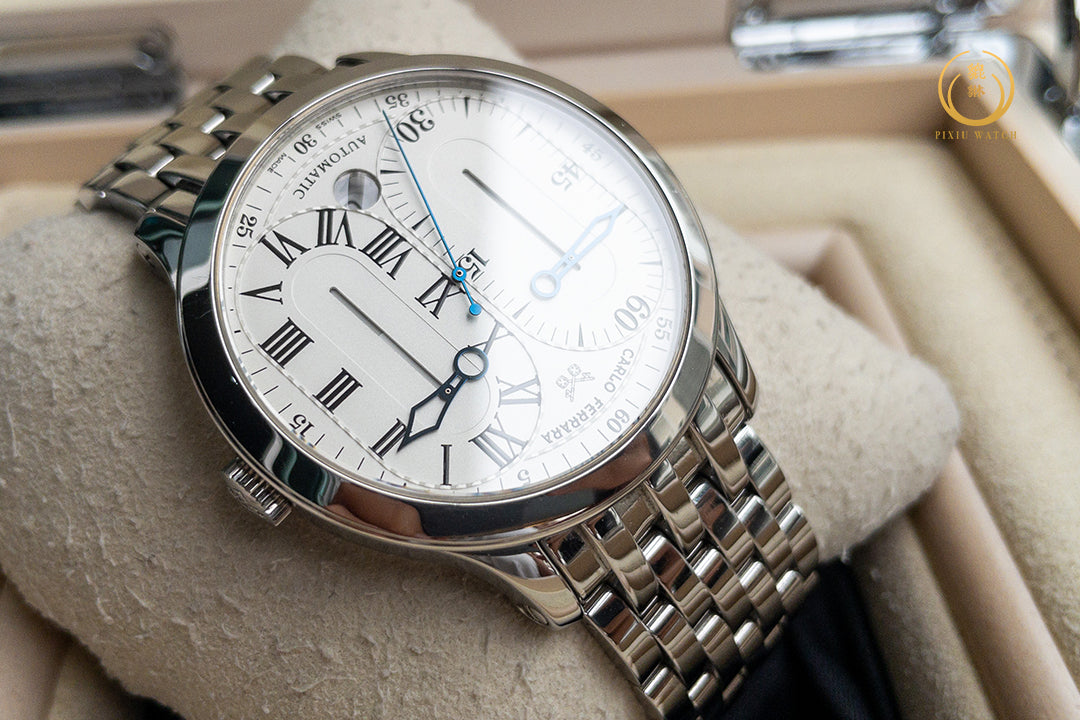 Carlo Ferrara Regolatore Date White Dial