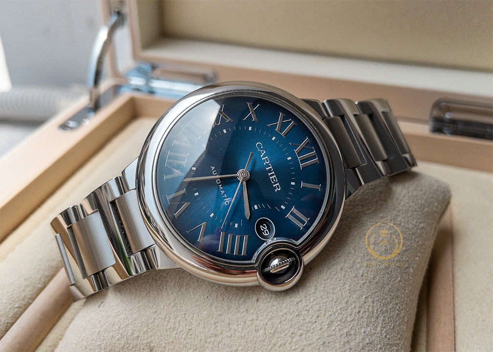 Cartier Ballon Bleu 4345 Blue Sunray