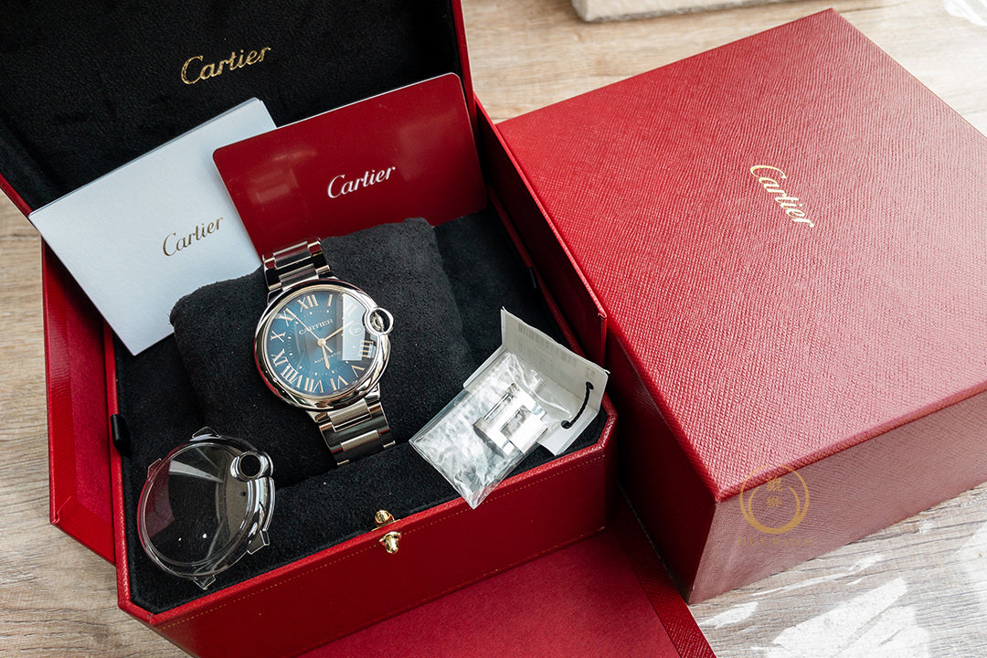 Cartier Ballon Bleu 4345 Blue Sunray