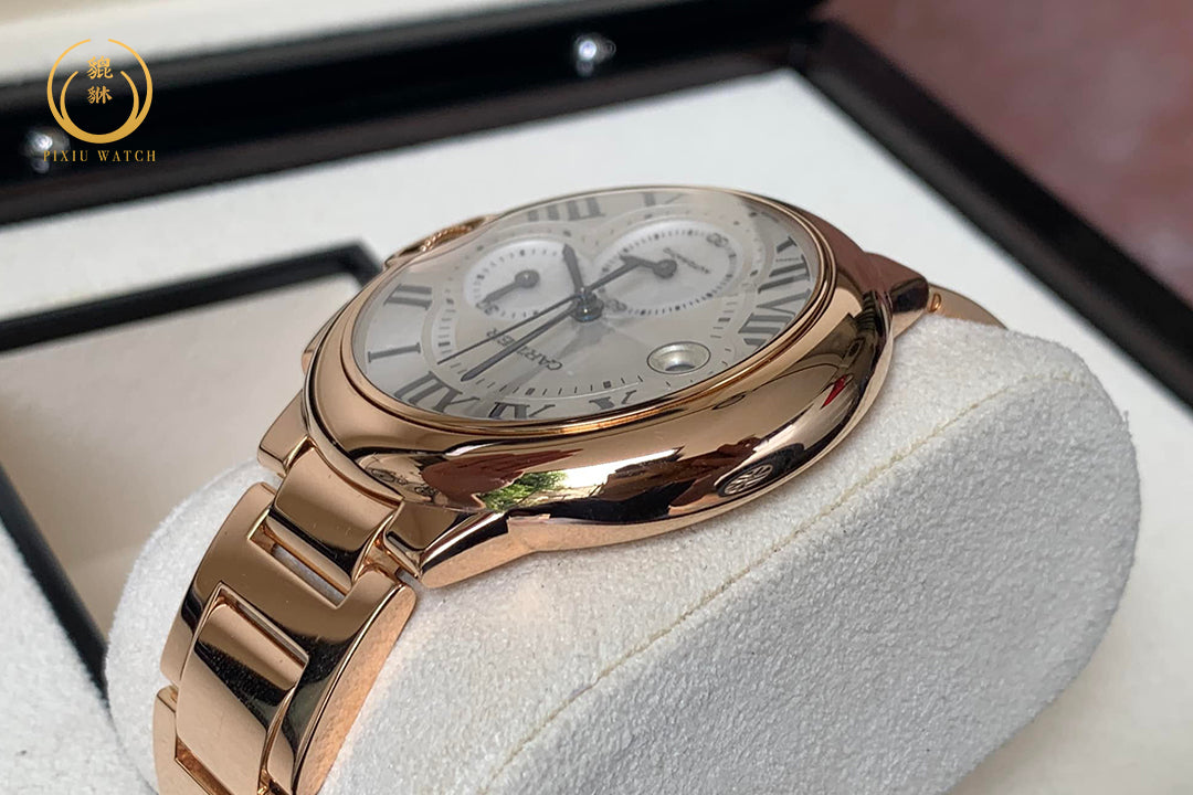 Cartier Ballon Bleu Chronograph Pink Gold