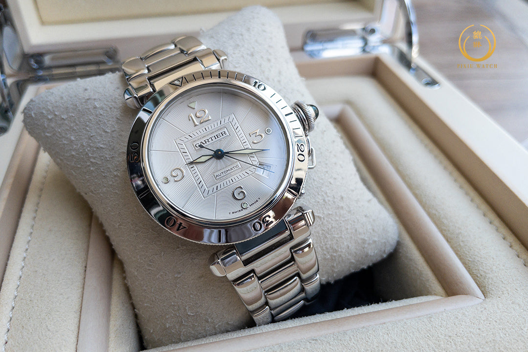 Cartier Pasha 2353 Full White Gold