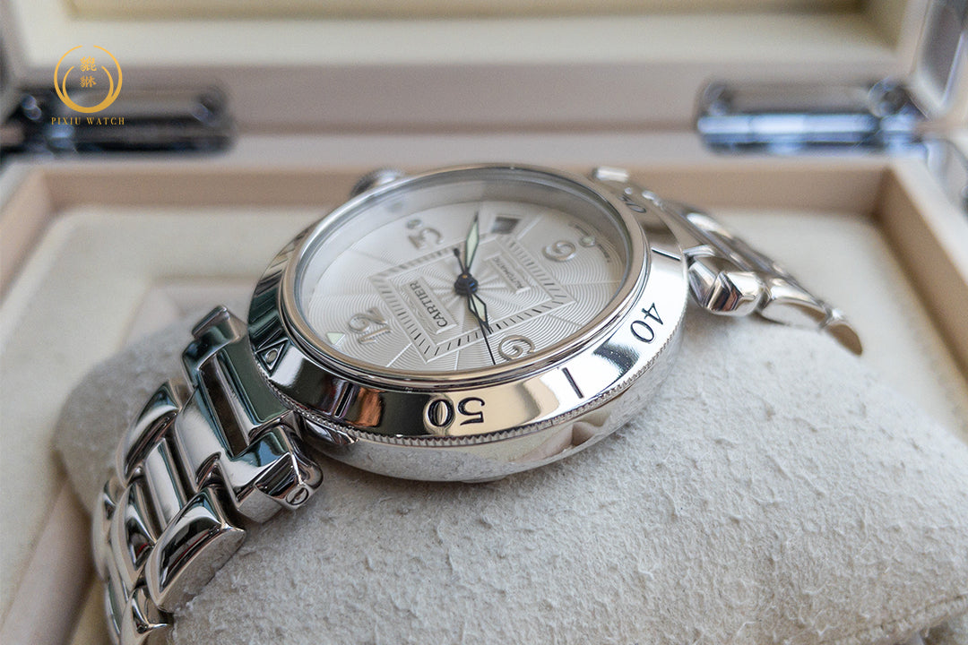 Cartier Pasha 2353 Full White Gold