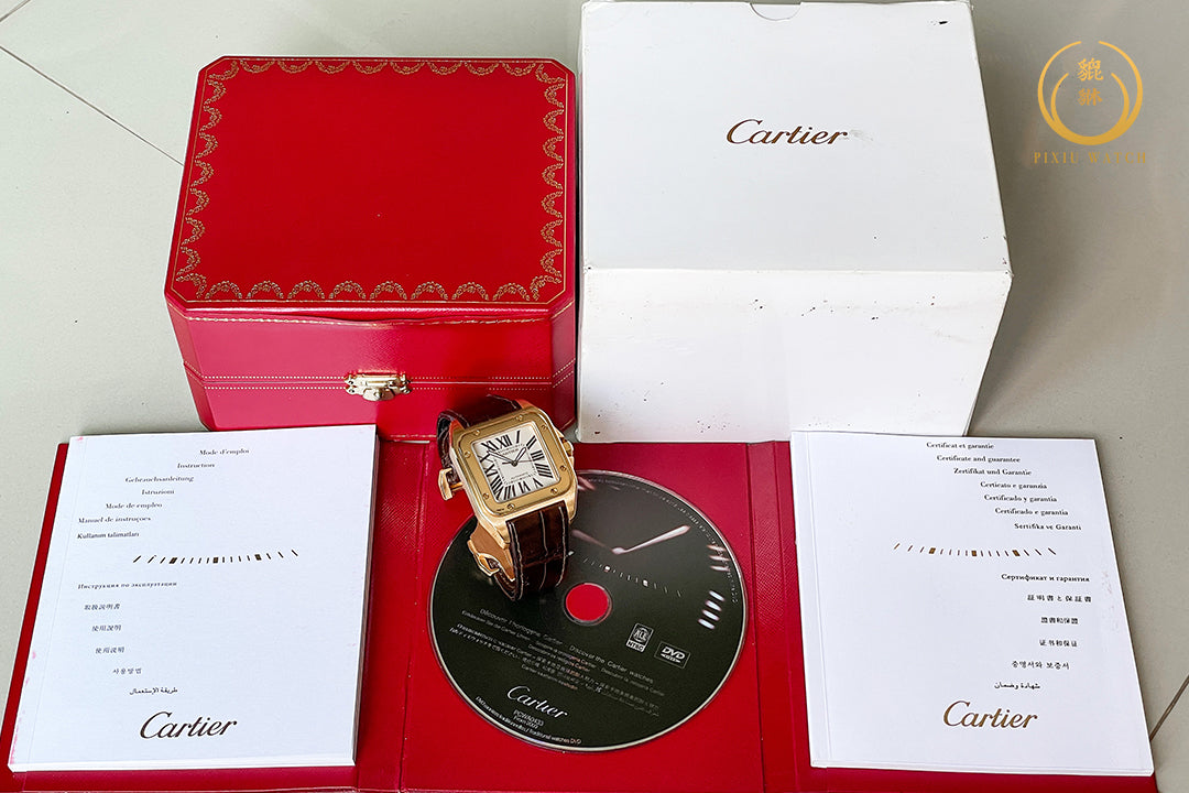 Cartier Santos 100 Yellow Gold