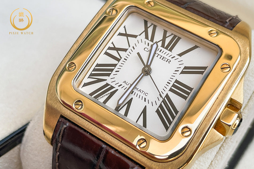 Cartier Santos 100 Yellow Gold