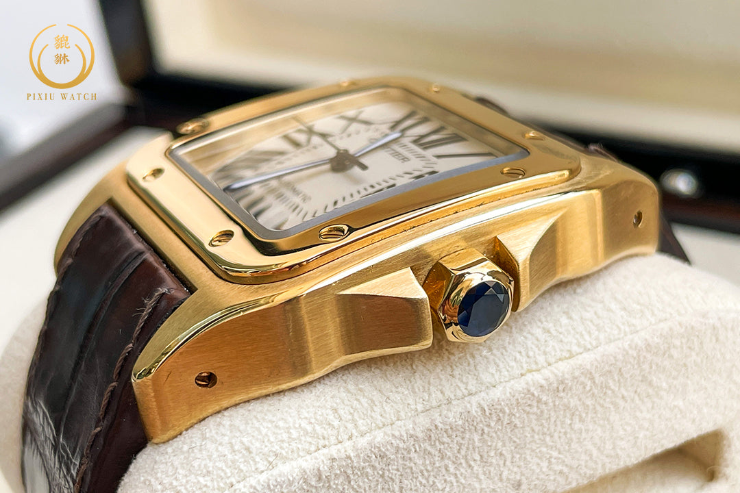 Cartier Santos 100 Yellow Gold