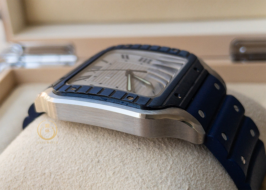 Cartier Santos Large Model Blue