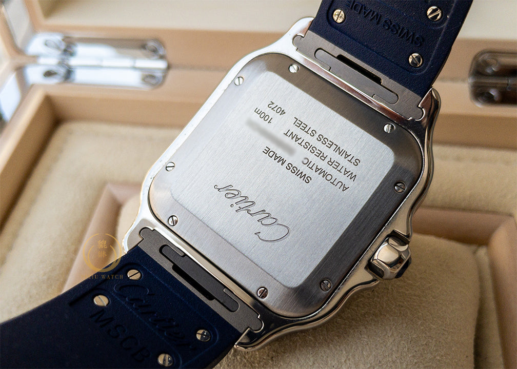 Cartier Santos Large Model Blue