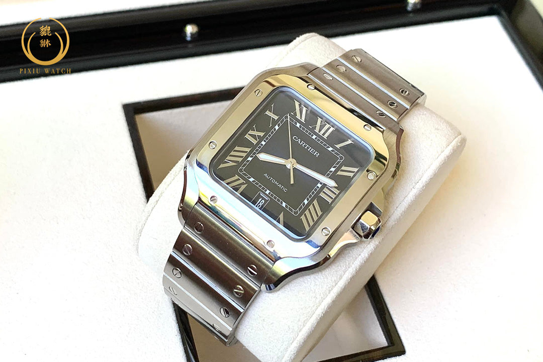 Cartier Santos de Cartier Blue Dial New Model