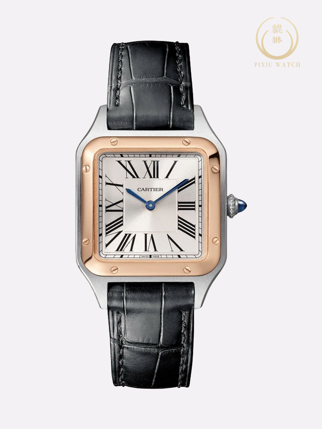 Cartier Santos Dumont Rose Gold Bezel