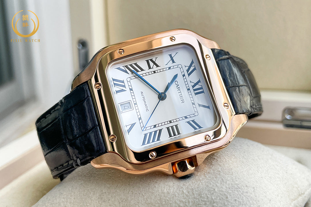 Cartier Santos Large Red Gold
