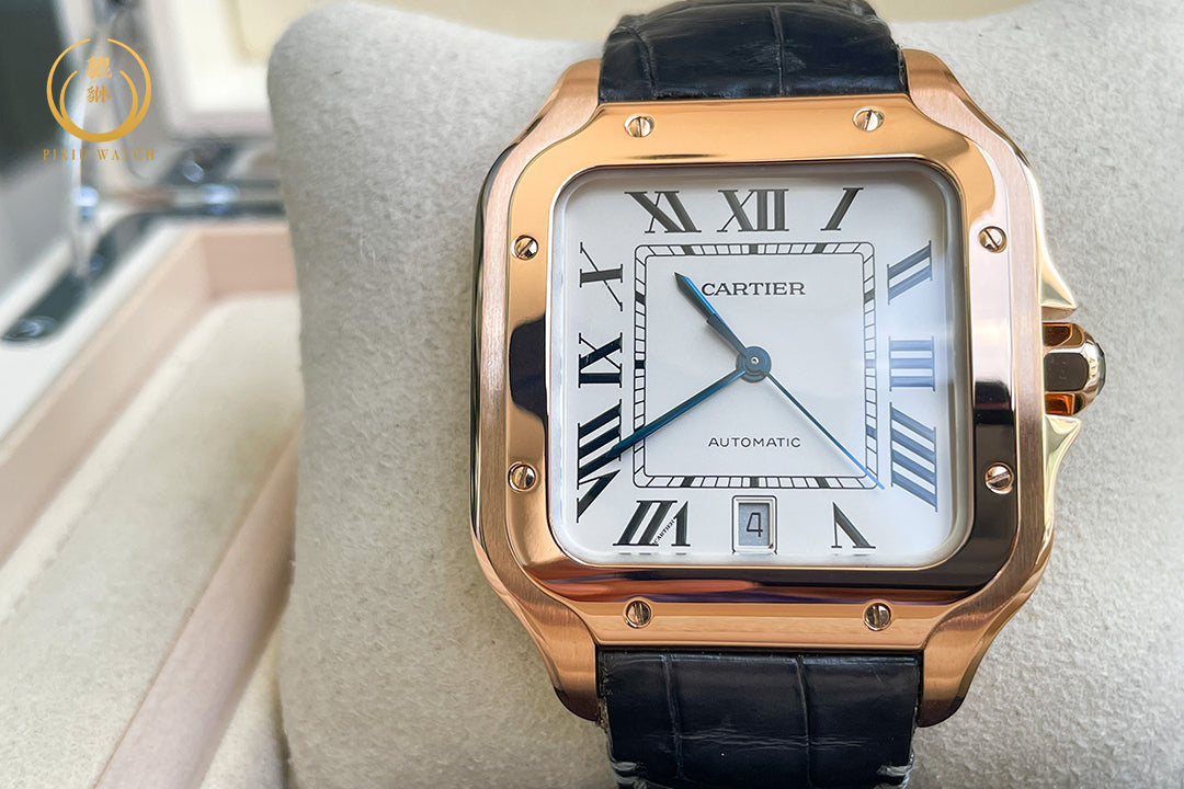 Cartier Santos Large Red Gold