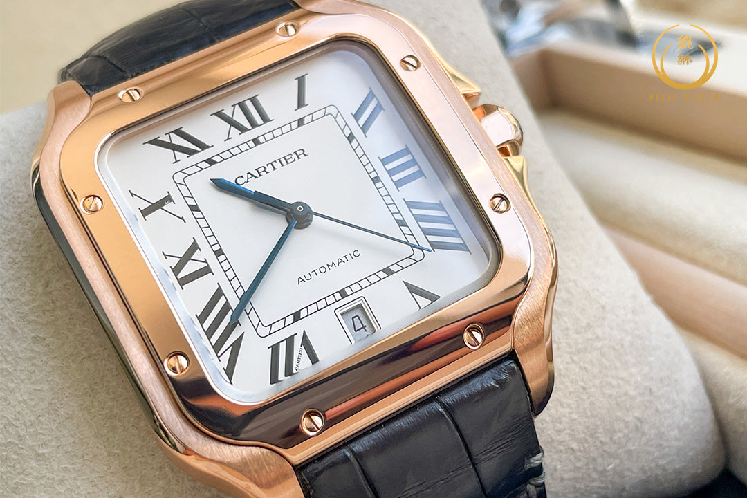Cartier Santos Large Red Gold