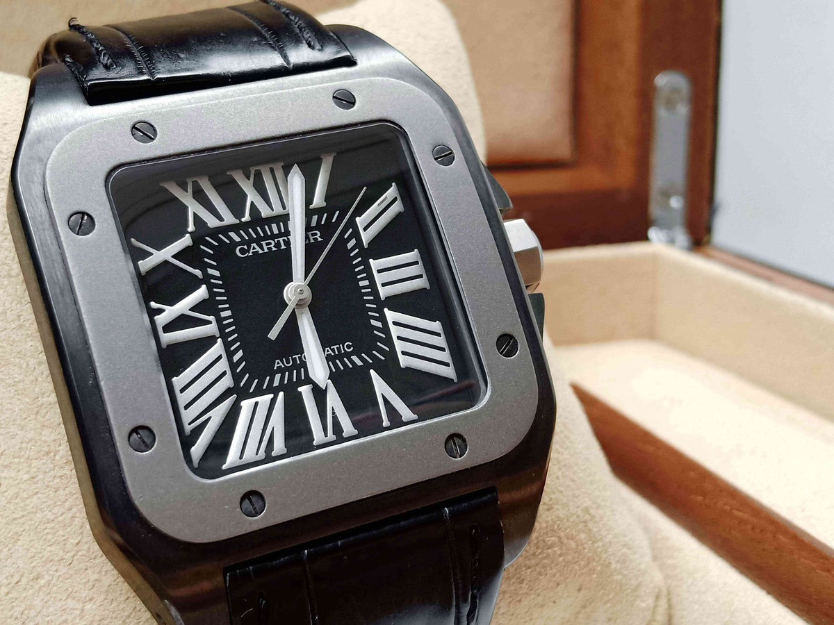 Cartier Santos XL All Black PVD
