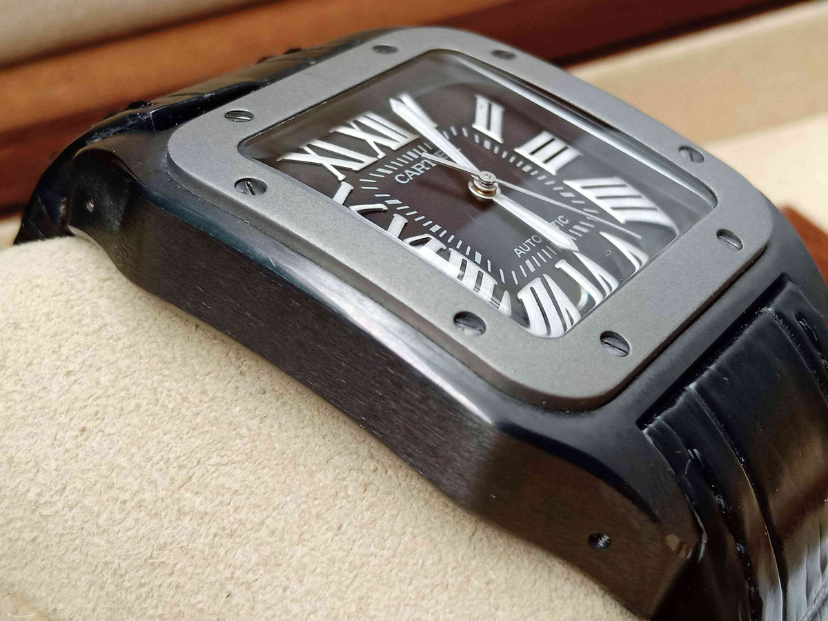 Cartier Santos XL All Black PVD