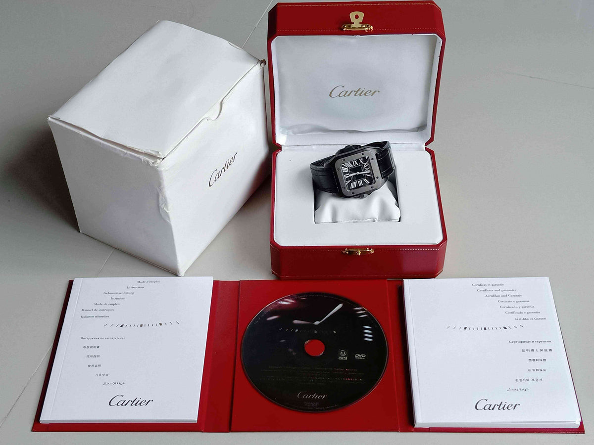 Cartier Santos XL All Black PVD
