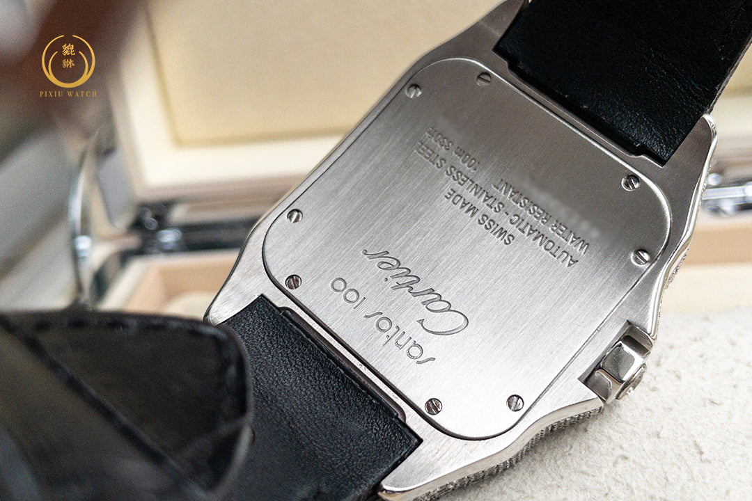 Cartier Santos 100 Full Diamond Size XL