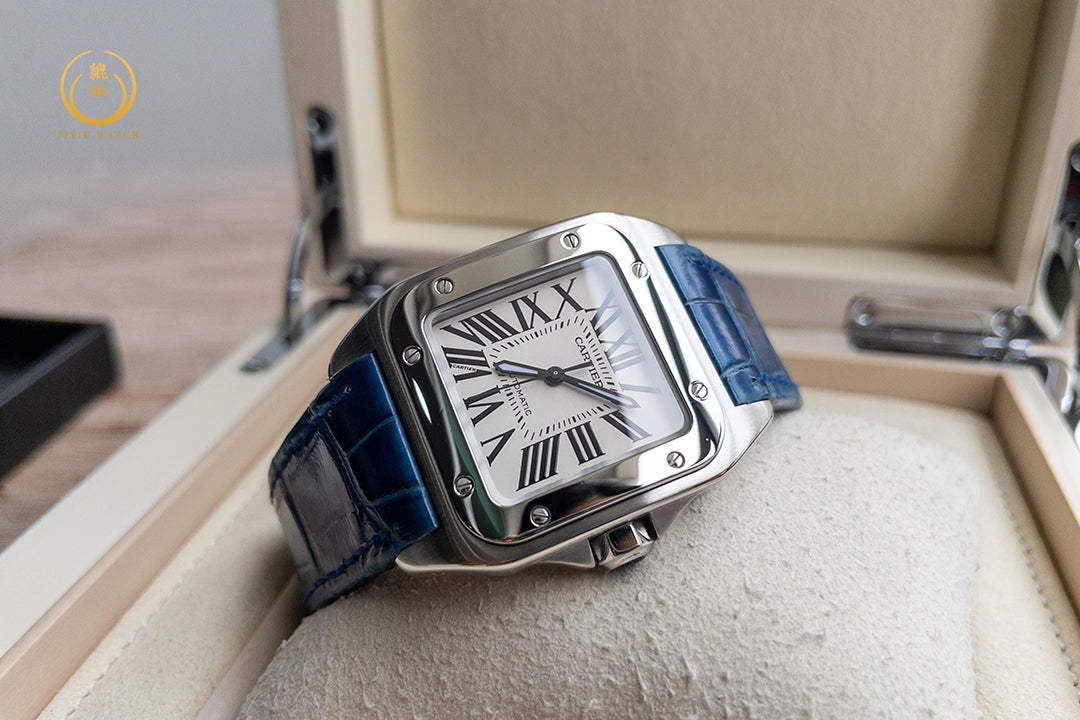 Cartier Santos 100 Size M Steel