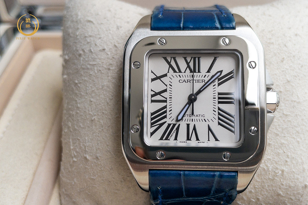 Cartier Santos 100 Size M Steel