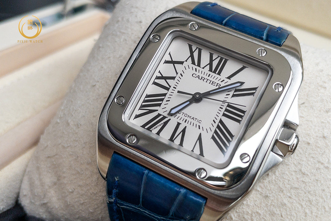 Cartier Santos 100 Size M Steel
