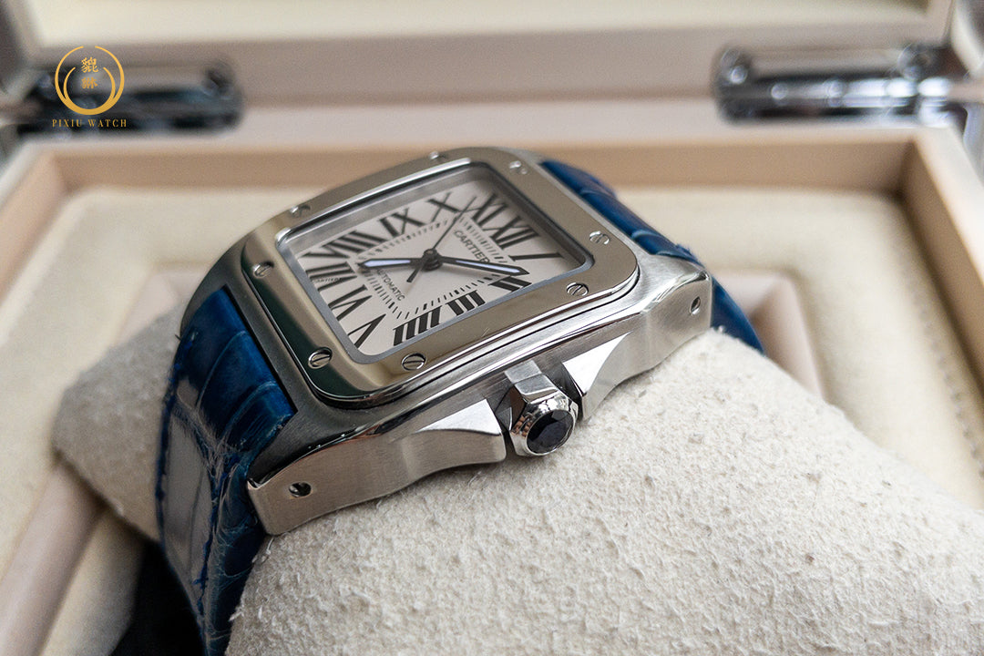 Cartier Santos 100 Size M Steel