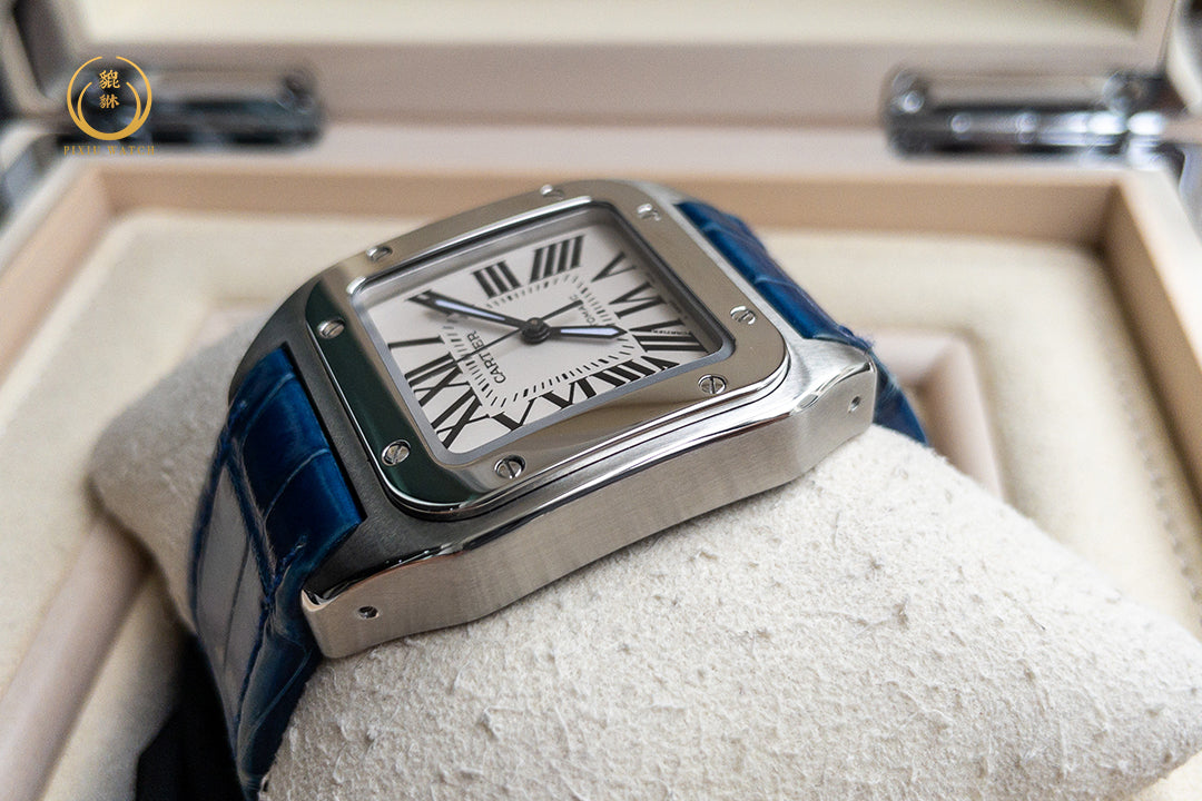 Cartier Santos 100 Size M Steel