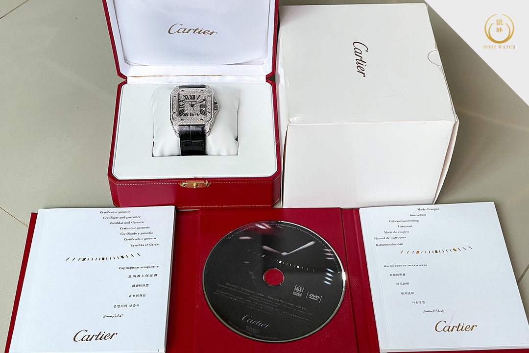 Cartier Santos 100 XL Diamonds