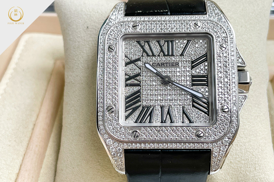 Cartier Santos 100 XL Diamonds