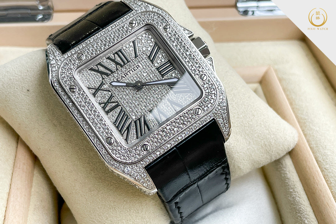Cartier Santos 100 XL Diamonds