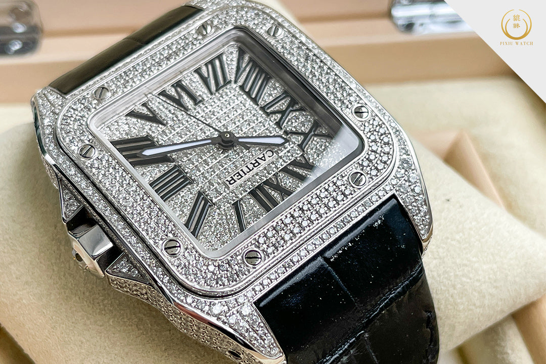 Cartier Santos 100 XL Diamonds