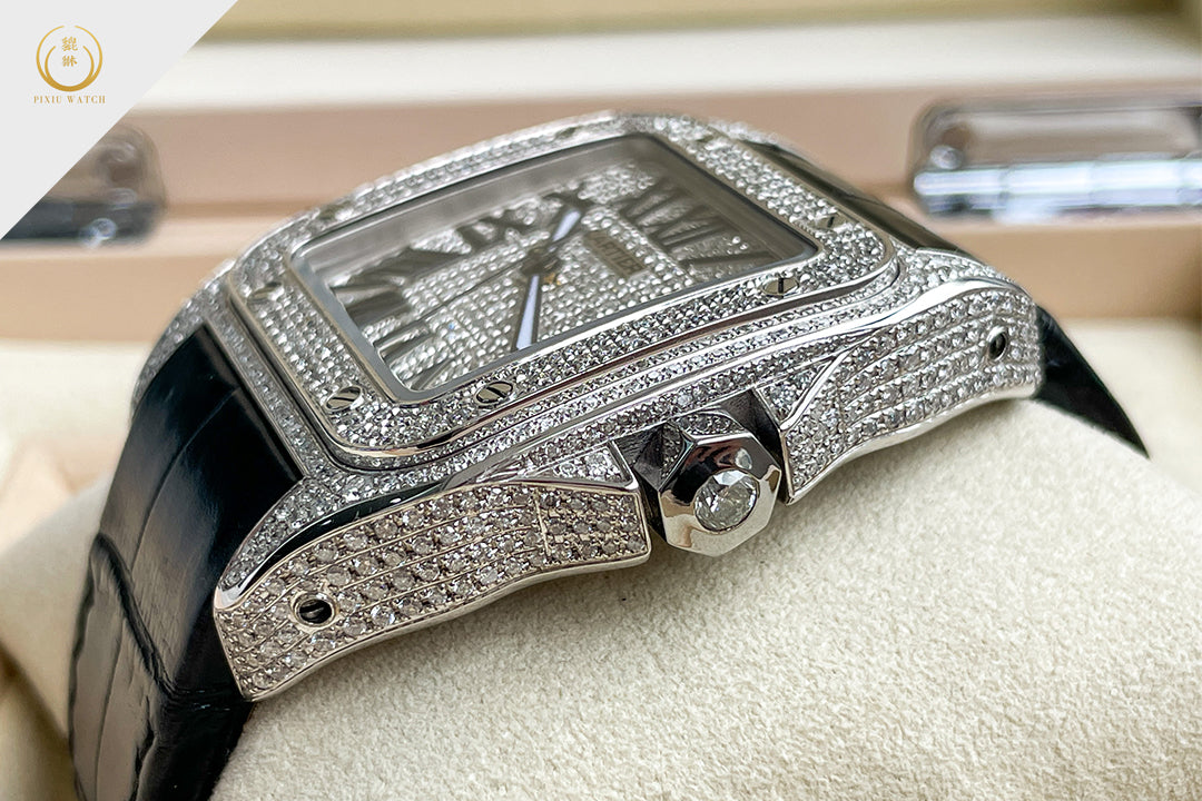 Cartier Santos 100 XL Diamonds