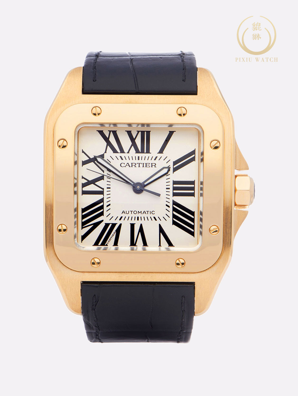 Cartier santos 100XL yellow full gold