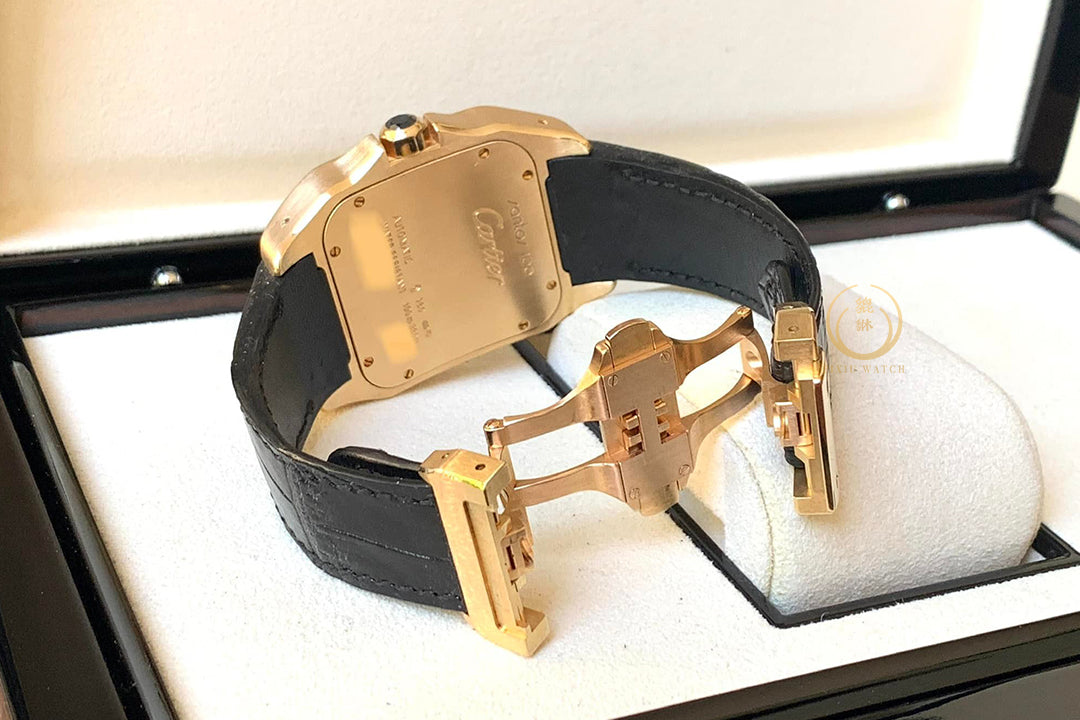 Cartier santos 100XL yellow full gold