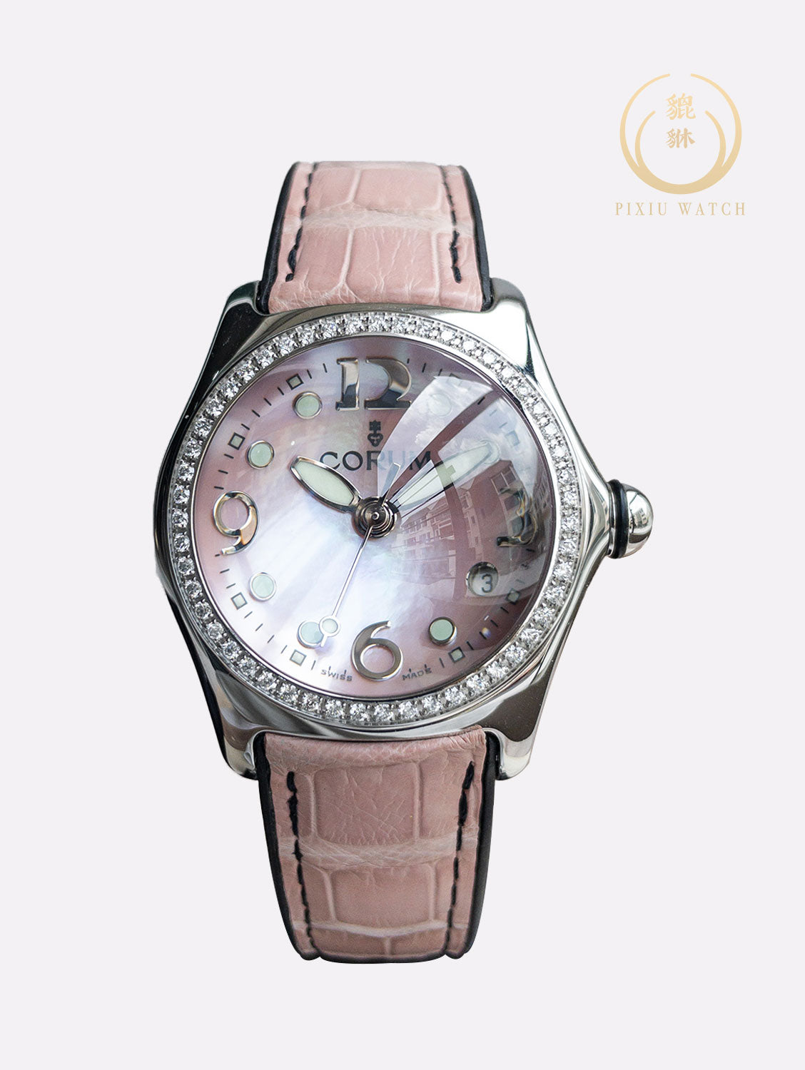 “NOS” Corum Bubble Diamonds MOP Dail